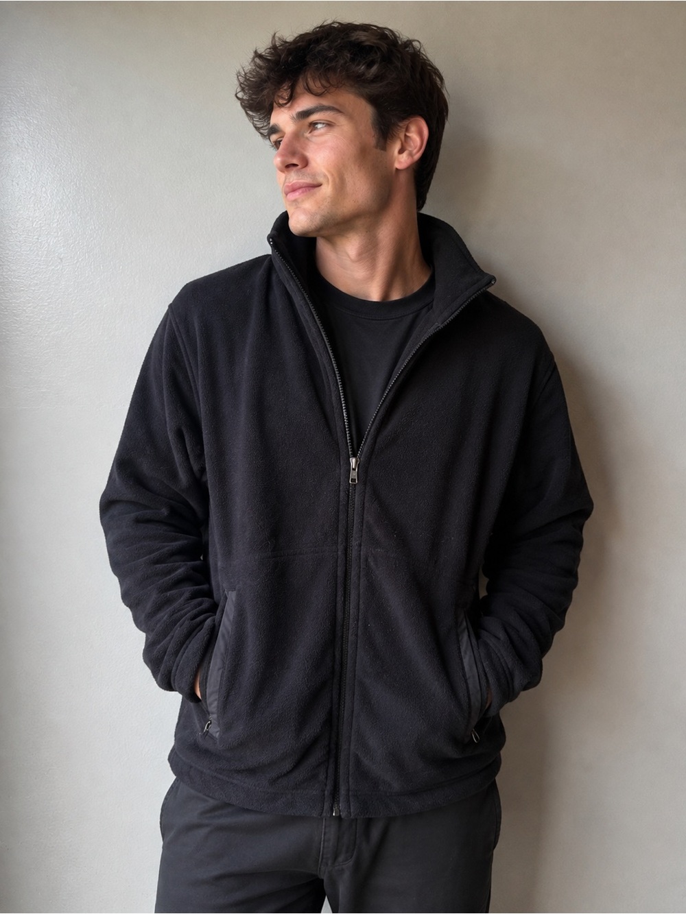 Patagonia Synchilla Men’s Small Black Full Zip Fleece Jacket